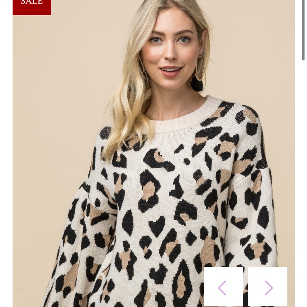 Leopard print Sweater